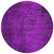 8' Round Purple Round Abstract Washable Non Skid Indoor Outdoor Area Rug - 608219214012