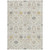 10' X 14' Ivory Beige And Gray Oriental Washable Indoor Outdoor Area Rug - Ivory, Beige, Gray
