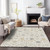 10' X 14' Ivory Beige And Gray Oriental Washable Indoor Outdoor Area Rug - Ivory, Beige, Gray