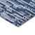 10' X 14' Navy Blue And Ivory Tribal Washable Indoor Outdoor Area Rug