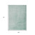 9' X 12' Mint Green And Silver Abstract Washable Indoor Outdoor Area Rug
