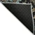10' X 14' Black and Gold Paisley Washable Indoor Outdoor Area Rug