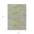 9' X 12' Sage And Artichoke Green Abstract Washable Indoor Outdoor Area Rug - Sage, Artichoke Green