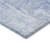 8' X 10' Sky Blue Denim Blue And Ivory Abstract Washable Indoor Outdoor Area Rug