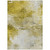 9' X 12' Gold Beige And Wheat Abstract Washable Indoor Outdoor Area Rug