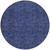 8' Navy Blue And Charcoal Round Floral Washable Indoor Outdoor Area Rug