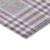 9' X 12' Purple Green And Ivory Plaid Washable Indoor Outdoor Area Rug