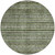 8' Olive Green Gray And Fern Green Round Southwestern Washable Indoor Outdoor Area Rug