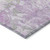 8' X 10' Lavender Purple And Lilac Floral Washable Indoor Outdoor Area Rug