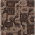 10' X 14' Chocolate And Beige Geometric Washable Indoor Outdoor Area Rug