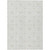9' X 12' Ivory Beige And Taupe Floral Medallion Washable Indoor Outdoor Area Rug