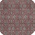 8' Merlot Gray And Taupe Round Floral Washable Indoor Outdoor Area Rug