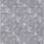 9' X 12' Gray Silver And Ivory Floral Washable Indoor Outdoor Area Rug