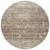 8' Brown Beige And Taupe Round Abstract Washable Indoor Outdoor Area Rug - 608219242510