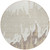 8' Ivory And Beige Round Abstract Washable Indoor Outdoor Area Rug - 880016796070