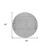 8' Taupe Beige And Blue Round Geometric Washable Indoor Outdoor Area Rug