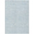 8' X 10' Sky Blue And Ivory Floral Washable Indoor Outdoor Area Rug Transitional Style - Sky Blue, Ivory Color