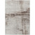 9' X 12' Taupe And Ivory Striped Washable Indoor Outdoor Area Rug - Taupe, Ivory