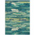8' X 10' Emerald And Lime Green Abstract Washable Indoor Outdoor Area Rug