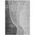 10' X 14' Gray Charcoal And Silver Abstract Washable Indoor Outdoor Area Rug