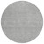 8' Gray And Ivory Round Geometric Washable Indoor Outdoor Area Rug Transitional Style - Gray, Ivory Color