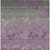 10' X 14' Purple And Gray Floral Washable Indoor Outdoor Area Rug - Purple, Gray