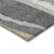 10' X 14' Black Gray And Tan Abstract Washable Indoor Outdoor Area Rug