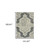 9' X 13' Grey Oriental Stain Resistant Indoor Outdoor Area Rug - 606114582632