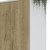 41" Natural and White Wood Kitchen Island Set With Storage