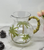3 Quart Clear and Green Palm Tree Acrylic Pitcher