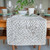 80" Brown Ivory And Natural Braided Jute Table Runner