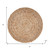15" Set of Two Natural Jute Round Placemats