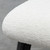 Set of Two White and Black Upholstered Boucle Dining Side Chairs