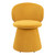 Orange Upholstered Velvet Swivel Dining Side Chair