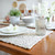 19" Set of Four Ivory And Natural Jute Placemats