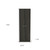 71" Dark Brown Wood Pantry Or Storage Closet