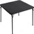 34" Black Wood and Metal Folding Square Card Table