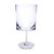 Set of Four Clear Acrylic Stemmed All Purpose Wine Glass