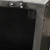 20" Silver Metal Accent Cabinet With Two Shelves