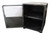 20" Silver Metal Accent Cabinet With Two Shelves
