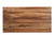 75" Brown Wood Pedestal Base Dining Table