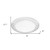 Clear Four Piece Round Swirl Acrylic Service For Four Salad Plate Set