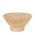 8" Beige Sandstone Round Pedestal Centerpiece Bowl