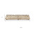 28" Gold Metal Abstract Coral Tray