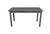 60" Gray Solid Wood Dining Table