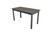 60" Gray Solid Wood Dining Table
