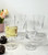 Set of Four Clear Tritan Plastic Stemmed All Purpose Wine Glass