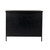 41" Black Iron Sideboard with Two Glass Doors - 808230021921