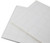 18" Set of Four White Basketweave Faux Leather Placemats