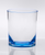 Set of Four Blue Acrylic Stemless Whiskey Glass